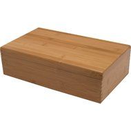 Lipper Bamboo Tea Box Jewelry, Sugar, Sweetener