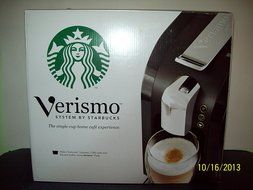 Starbucks Verismo 580 Brewer Piano Black (011023262) N4