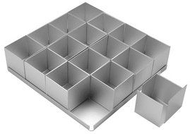 Alan Silverwood 16 piece Square Multi Cake Pan Set 2"