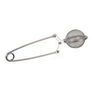 Stainless Steel Spoon Tea Leaves Herb Mesh Ball Filter Squeeze Strainer N2