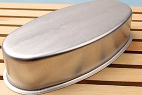 Teanfa Aluminum Alloy Oval Cheese Cake Pan Cheesecake Pudding Mold Toast Bakeware Baking Cake Mould N7