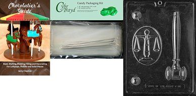 Cybrtrayd J088 Legal Kit Chocolate Candy Mold with Exclusive Cybrtrayd Copyrighted Chocolate Molding Instructions N6