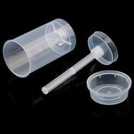 12 PCS Plastic Round Shaped Clear Push-Up Cupcake Cake Pops Push Pop Containers Shooter with Lid N3
