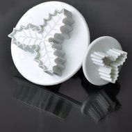 3pcs Hydrangea Flower Fondant Cake Decorating Sugarcraft Plunger Cutter DIY Mold N4