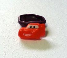 Silicone Mold Big Lightning McQueen Car Cars (47mm) Cup Cake Topper Crayon Soap N3