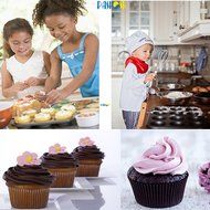 Pashosh Cookware Silicone Baking Molds Set - 9 Piece N5