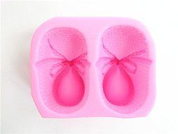 Wocuz W0414 Female Baby Shoes Candy Making Silicone Mold Cake Decoration Mould Fondant Chocolate Small Pastry...