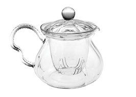 Tea gift Glass Teapot Duo, 16oz/470ml with Fab Flowering Tea (2 Blooms) N18