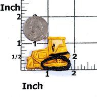 Small Bull Dozer Silicone Mold Food Safe Fondant, Resin, Polymer Clay Mold. Flexible easy to use. Jewelry, Craft... N2