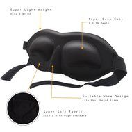 Sleep Mask- Contoured &amp; Comfortable Eye Mask for Sleeping &amp; Free Ear Plugs Carry Pouch. Lightweight 3D Blindfold... N4