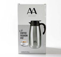 304 Stainless Steel Double Walled Vacuum Insulated Carafe with Press Button Top, Quality Thermal Carafe, Water... N2