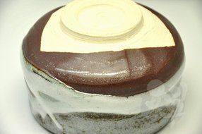 Japanese Mino Yaki ware Matcha Bowl Green Tea 11.5 / 11.5 / 8cm (4.5 / 4.5 / 3.1inch)[7330] N6