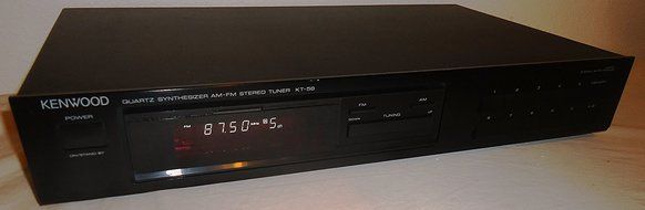 Kenwood KT-58 Quartz Synthesizer AM/FM Stereo Tuner - Beautiful Like New Condition - Audio - Music - 1980's -... N6