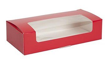 1/2 lb. Red Auto Bottom Candy Box - Case of 250 N6