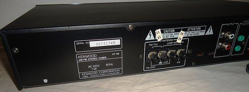 Kenwood KT-58 Quartz Synthesizer AM/FM Stereo Tuner - Beautiful Like New Condition - Audio - Music - 1980's -... N7