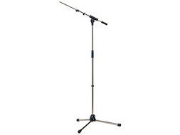 K&amp;M 210/8 Black Mic Stand w Boom Arm