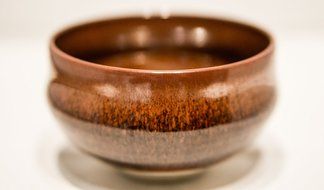Matcha bowl chawan Hagiyaki brown-red Artist Artwork N8