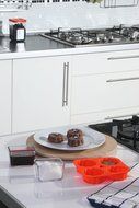 Silicone 4 Half-Sphere Round Mold - Premium Quality - Unique Food Grade, Durable, Attractive By Qvob N19