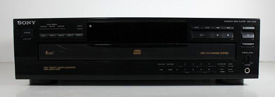 Sony CDP-C335 5 Disc CD Changer Player Compact Disc Multi Player