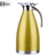 Satin Finish Stainless Steel Thermal Coffee Pot, Vacuum Insulated Carafe Flask Tea Kettle, 1.5 Liter N15