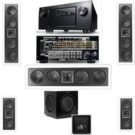 Klipsch KL-6504-THX(3 Speaker) In-Wall 5.1-SW-310 Denon IN-Command AVR-4520CI- White