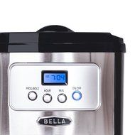 BELLA Classics 10 Cup Thermal Carafe Programmable Coffee Maker, Bold Brew Stainless and Chrome N5