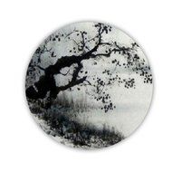 Generic Cup Mat Made By Mdf With Asian Chinese Painting 4 Soft N3
