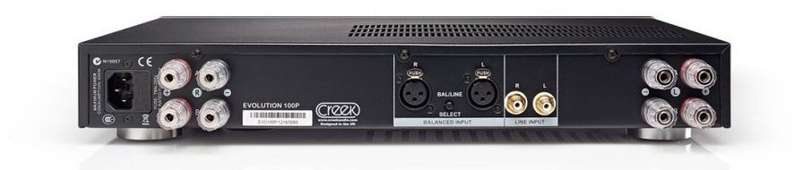 Creek Audio Evolution 100P 230-watt Balanced Class-G Power Amplifier EVO100P - Silver N2