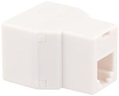 Audiovox TP270WHR RCA Telephone Duplex Wall Jack Phone Adapter / 2 Way Inline Splitter, White by AUDIOVOX