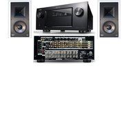 Klipsch KL-7800-THX In-Wall (Pair)-Denon IN-Command AVR-4520CI A/V- White
