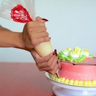 PASTRY BAG - 110 PIECES - Disposable Cake / Cupcake Decorating Piping Icing Bags Set - Large 16 Inch and Easy... N4