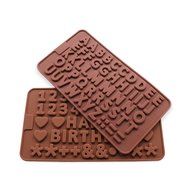 Candy Making Molds, 2PCS YYP [Letter/Alphabet and Number Shape Mold] Silicone Candy Molds for Home Baking - Reusable... N2