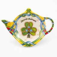 Shamrock Tea Bag Holder Tea Accessories Celtic Colors
