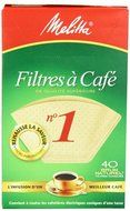 (Pack of 12) Melitta No. 1 Cone Coffee Filters Natural Brown 40-Count Filters N4