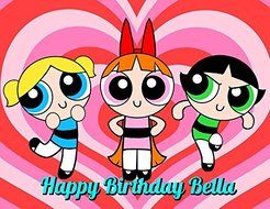 Powerpuff Girls Edible Image Photo Cake Topper Sheet Personalized Custom Customized Birthday Party - 1/4 Sheet... N5