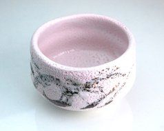 Sakura Shino Ceremony Tea Bowl | Ryu Mei | Japan | Chawan | Pink | Shinoyaki Pottery | 16oz | #47022 N3