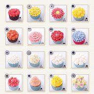 Oria Cake Decorating Tips Kits, 26 Piece Professional Stainless Steel DIY Icing Tip Tool Set with 1 Reusable Silicone... N3