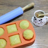 Cake Bread Molds, 2PCS YYP [6 Cavity Gift Box Shape Mold] Silicone Cake Bread Making Mold for Home Baking - Reusable... N7