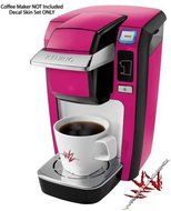 Solids Collection Hot Pink (Fuchsia) - Decal Style Vinyl Skin fits Keurig K10 Mini Plus Coffee Makers (KEURIG... N2