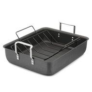 Calphalon Classic Hard Anodized 16-Inch Roasting Pan with Nonstick Rack N3