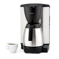 Capresso 10-Cup 1200W Programmable Black Coffee Maker in Stainless Steel Thermal Vacuum Carafe with Easy-to-Read... N3