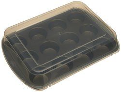 Wilton Premium Nonstick Covered Muffin Pan, 12-Cavity