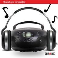 Duronic RCD008 Portable CD Boombox with AM/FM Radio - Connect &amp; play from MP3 Player/Ipod/Iphone N8