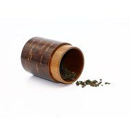 Geeklife&reg;Creative Retro Cherry Bark Wood Tea Caddy,Japanese Handcraft Tea Canister,Natural Wooden Tea Container... N11