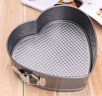 Round Cake Pan Molds for Baking 9 Inch Black Stainless Steel Baking Pan Durable Non-stick Durable Leakproof Bakeware... N11