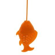 HuaYang kawaii Silicone Fish Fishing Shape Tea Leaf Herbal Strainer Filter Infuser Bags N2