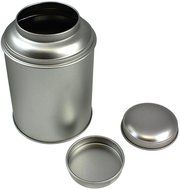 4-Pack Tea Storage Tins, Large Tea Storage Tins with Stay Fresh Double Lids (Set of 4) N6
