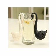 GOOTRADES Colander Swan Shaped Tea Herb Strainer Teaspoon Infuser Filter N8