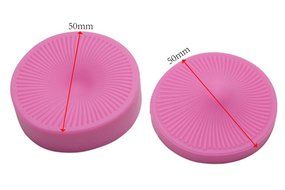 FOUR-C Kitchen Tools Flower Blossom Veiner Silicone Molds Fondant Tools for Cupcake Topper Color Pink N3