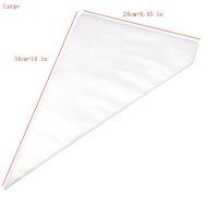 PASTRY BAG - 100 PIECES -10 Inch Extra Thick Disposable Cake / Cupcake Decorating Piping Icing Bags Set - Large... N10